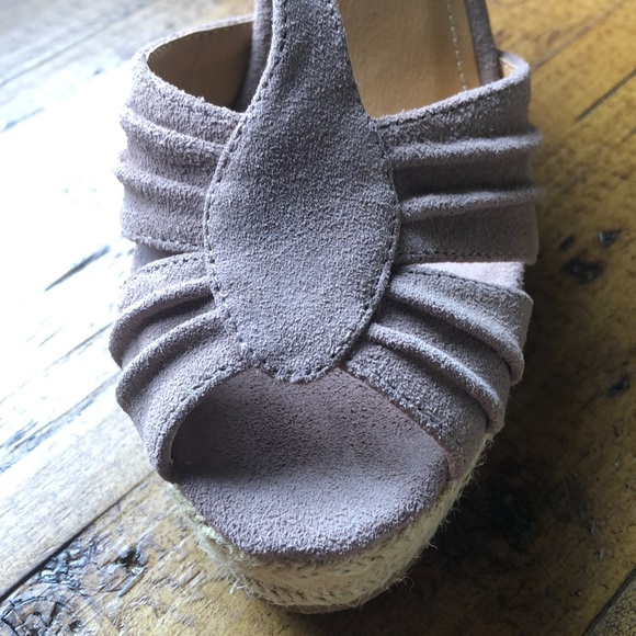 Steve Madden blush suede wedge sandal - Picture 4 of 8